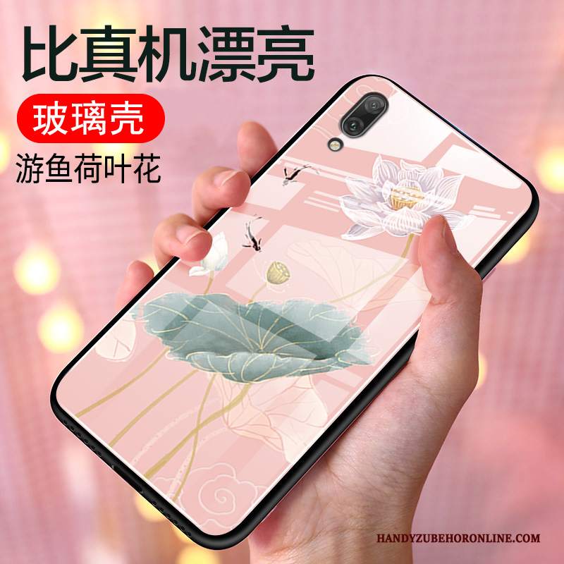 Custodia Huawei Y6 2019 Silicone Anti-caduta Tutto Incluso, Cover Huawei Y6 2019 Protezione Fresco Specchio