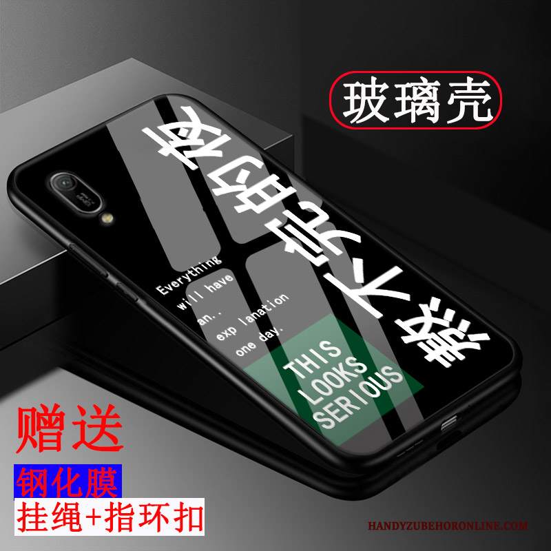 Custodia Huawei Y6 2019 Silicone Personalizza Vetro, Cover Huawei Y6 2019 Protezione Semplici Tendenza