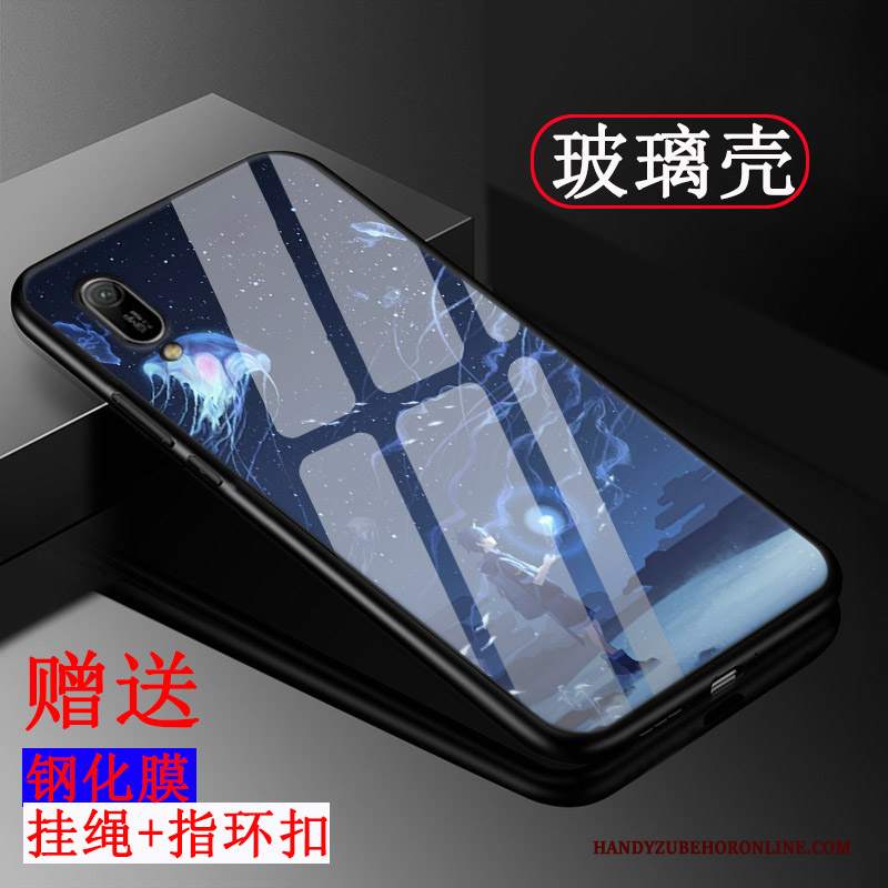 Custodia Huawei Y6 2019 Silicone Personalizza Vetro, Cover Huawei Y6 2019 Protezione Semplici Tendenza