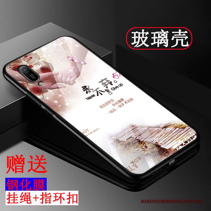 Custodia Huawei Y6 2019 Silicone Personalizza Vetro, Cover Huawei Y6 2019 Protezione Semplici Tendenza