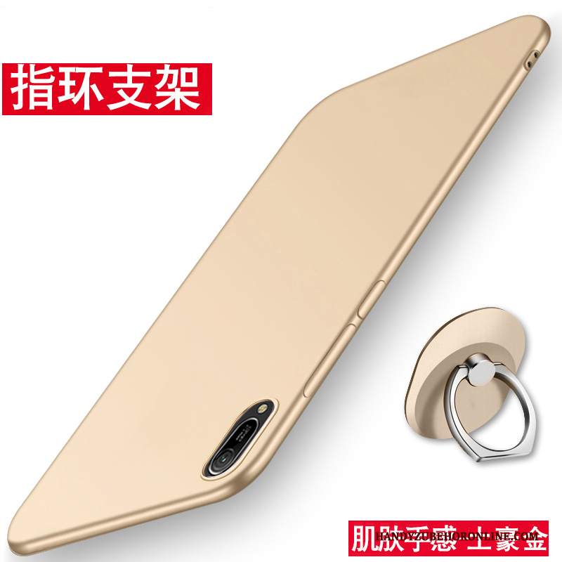 Custodia Huawei Y6 2019 Silicone Tutto Incluso Anti-caduta, Cover Huawei Y6 2019 Protezione Macchiati Nero