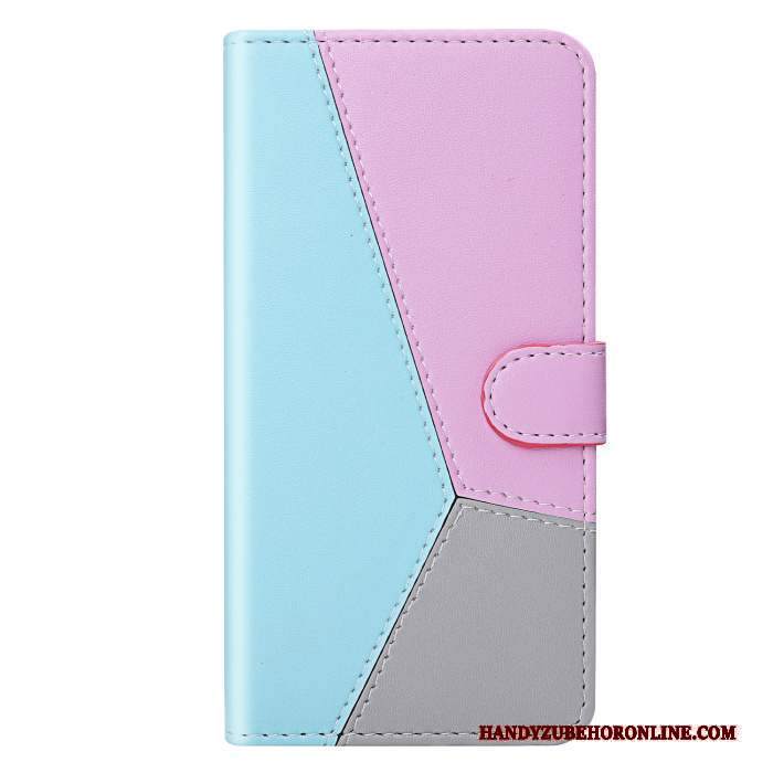 Custodia Huawei Y6s Pelle Cartatelefono, Cover Huawei Y6s Protezione Blu Semplici