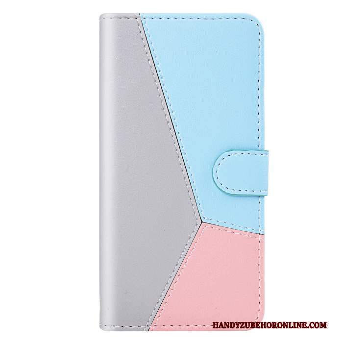 Custodia Huawei Y6s Pelle Cartatelefono, Cover Huawei Y6s Protezione Blu Semplici