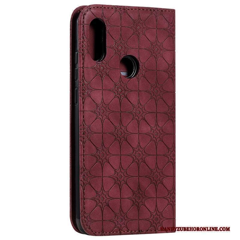 Custodia Huawei Y6s Protezione Felice Fiori, Cover Huawei Y6s Pelle Verde Ornamenti Appesi