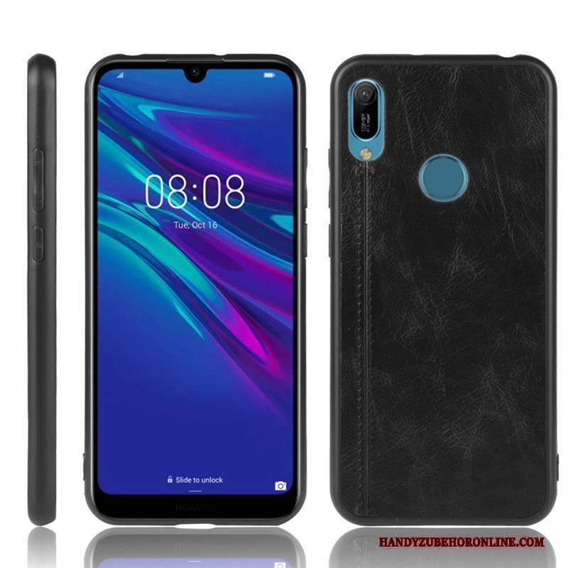 Custodia Huawei Y6s Protezione Telefono Blu Scuro, Cover Huawei Y6s Affari Semplici