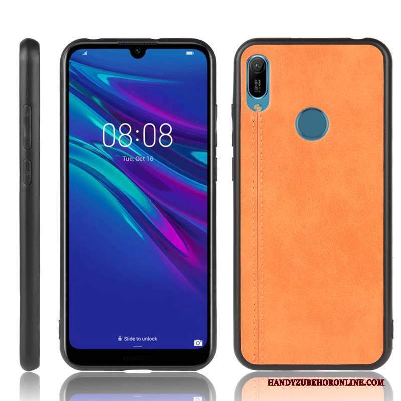 Custodia Huawei Y6s Protezione Telefono Blu Scuro, Cover Huawei Y6s Affari Semplici