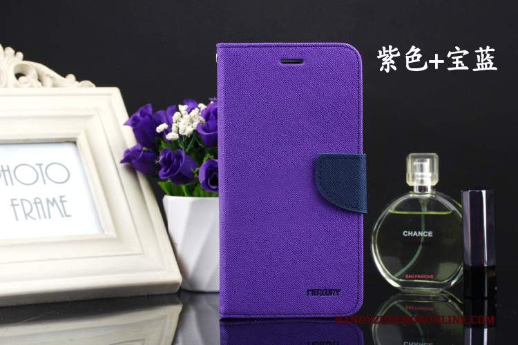 Custodia Huawei Y7 2018 Pelle Anti-caduta Rosso, Cover Huawei Y7 2018 Protezione Morbidotelefono