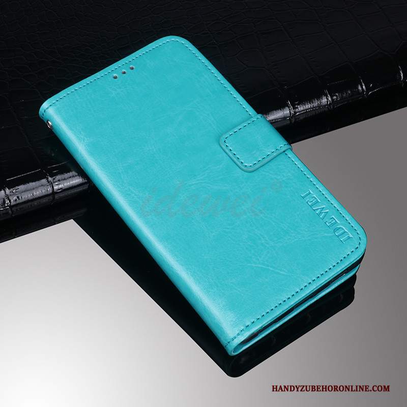 Custodia Huawei Y7 2018 Pelle Modello Giallo, Cover Huawei Y7 2018 Telefono Anti-caduta