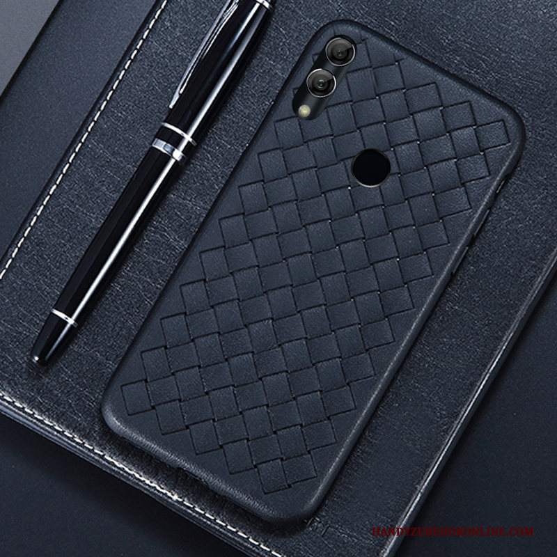 Custodia Huawei Y7 2019 Antiscivolo Nero, Cover Huawei Y7 2019 Morbido Nuovo