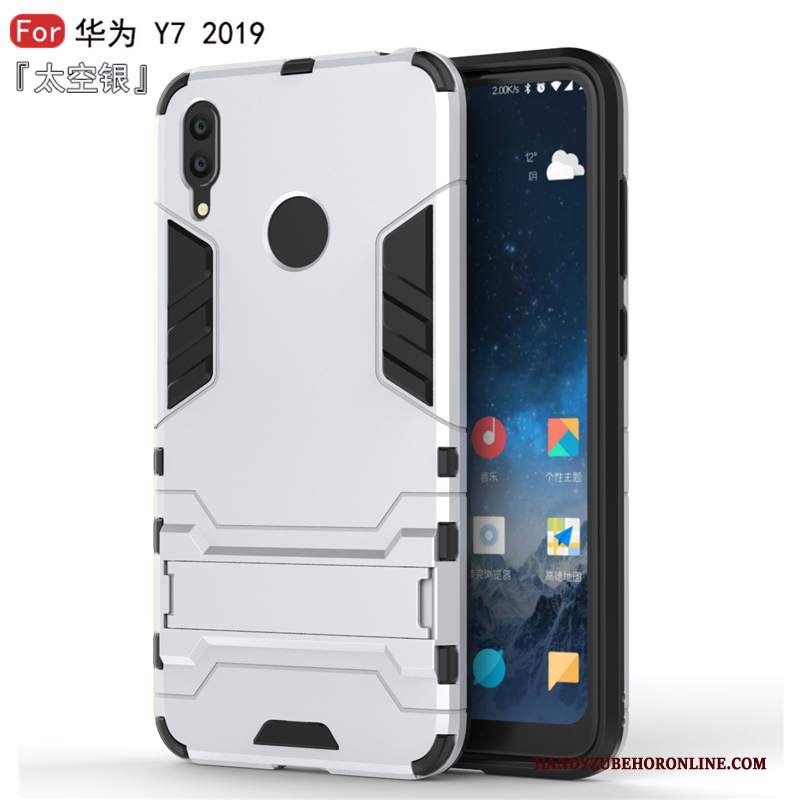 Custodia Huawei Y7 2019 Moda Telefono Morbido, Cover Huawei Y7 2019 Silicone Tendenza Nuovo