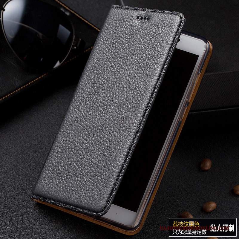 Custodia Huawei Y7 2019 Pelle Litchi Modello, Cover Huawei Y7 2019 Protezione Telefono Anti-caduta