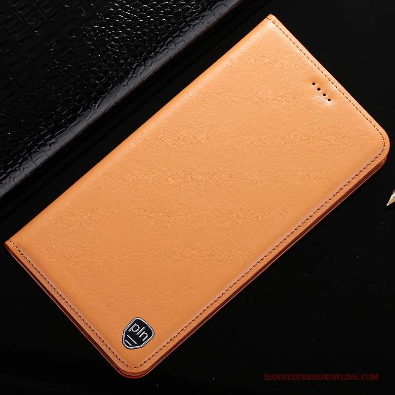 Custodia Huawei Y7 2019 Pelle Tutto Incluso Modello, Cover Huawei Y7 2019 Protezione Telefono Limone