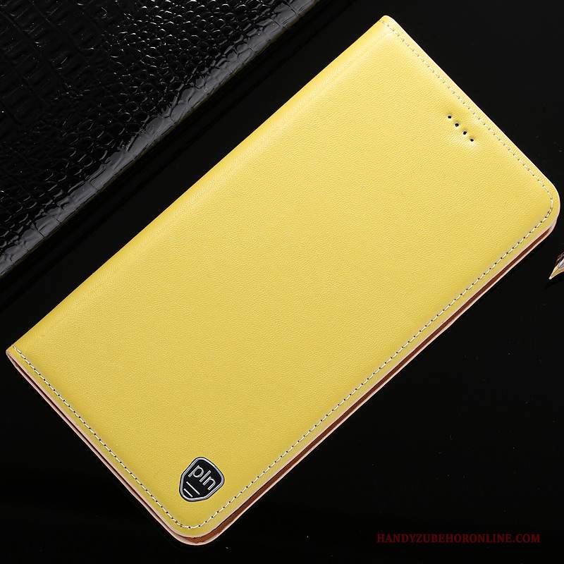 Custodia Huawei Y7 2019 Pelle Tutto Incluso Modello, Cover Huawei Y7 2019 Protezione Telefono Limone