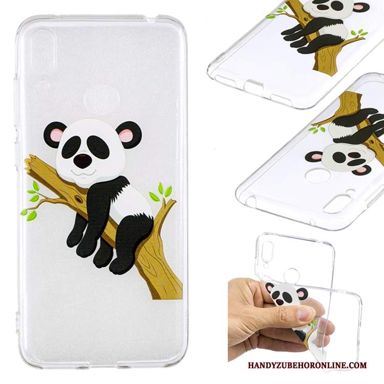 Custodia Huawei Y7 2019 Silicone Blu Anti-caduta, Cover Huawei Y7 2019 Protezione Tendenzatelefono