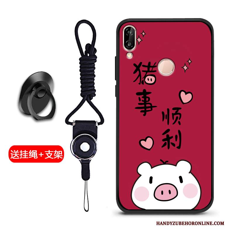 Custodia Huawei Y7 2019 Silicone Macchiati Morbido, Cover Huawei Y7 2019 Protezione Blutelefono