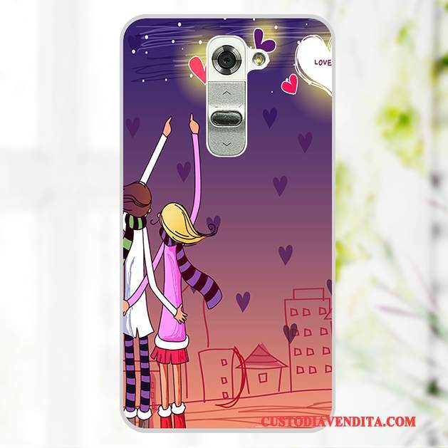 Custodia Lg G2 Cartone Animato Coperchio Posterioretelefono, Cover Lg G2 Colore Rosa