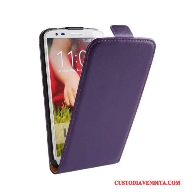 Custodia Lg G2 Pelle Verdetelefono, Cover Lg G2 Protezione