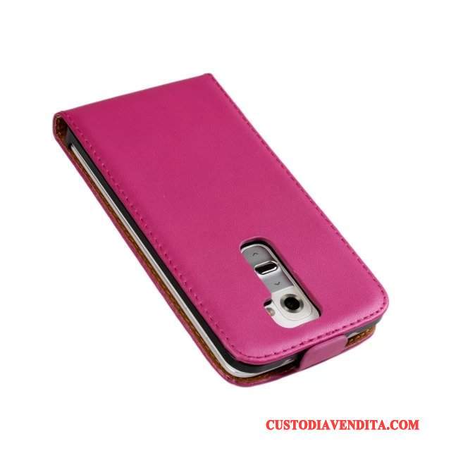 Custodia Lg G2 Pelle Verdetelefono, Cover Lg G2 Protezione