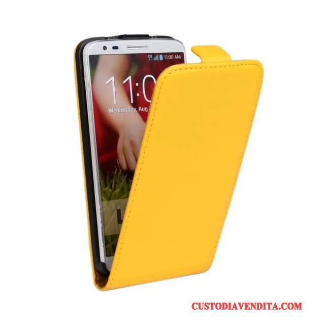 Custodia Lg G2 Pelle Verdetelefono, Cover Lg G2 Protezione