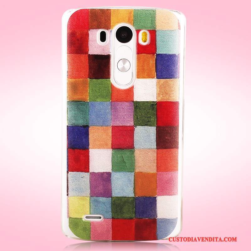 Custodia Lg G3 Colore Difficile Porpora, Cover Lg G3 Protezione Macchiatitelefono