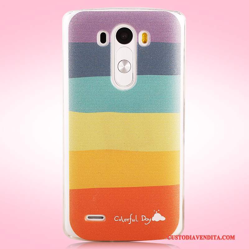 Custodia Lg G3 Colore Difficile Porpora, Cover Lg G3 Protezione Macchiatitelefono