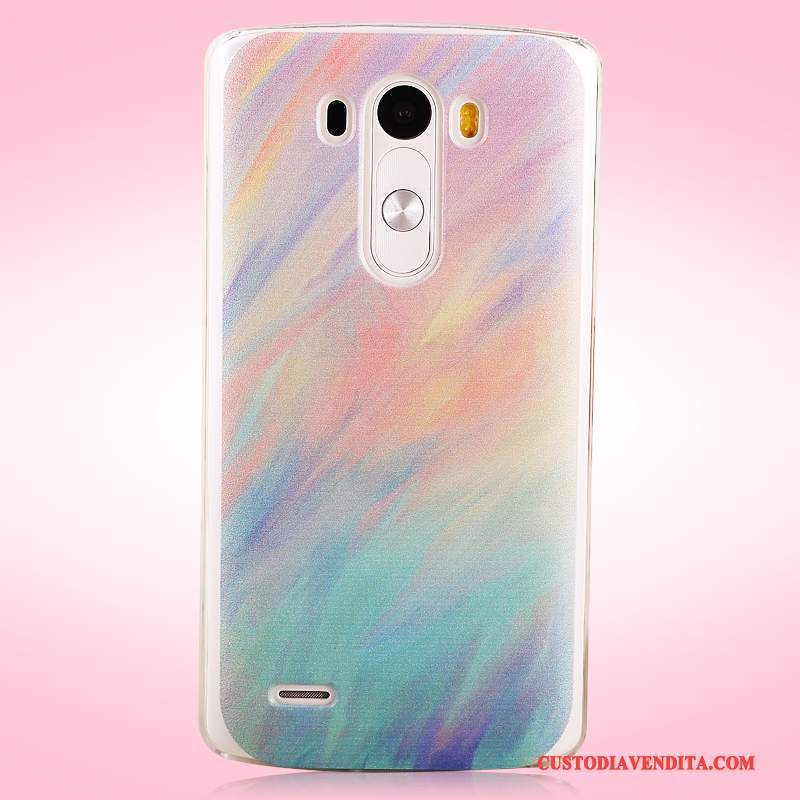 Custodia Lg G3 Colore Difficile Porpora, Cover Lg G3 Protezione Macchiatitelefono