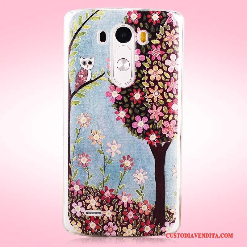 Custodia Lg G3 Colore Difficile Porpora, Cover Lg G3 Protezione Macchiatitelefono