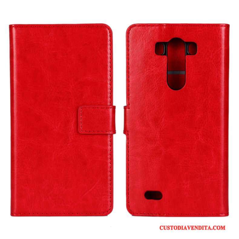 Custodia Lg G3 Pelle Cartatelefono, Cover Lg G3 Folio Colore Profondo Porpora