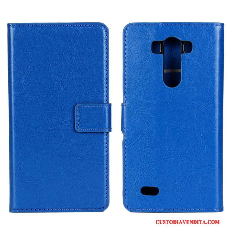 Custodia Lg G3 Pelle Cartatelefono, Cover Lg G3 Folio Colore Profondo Porpora