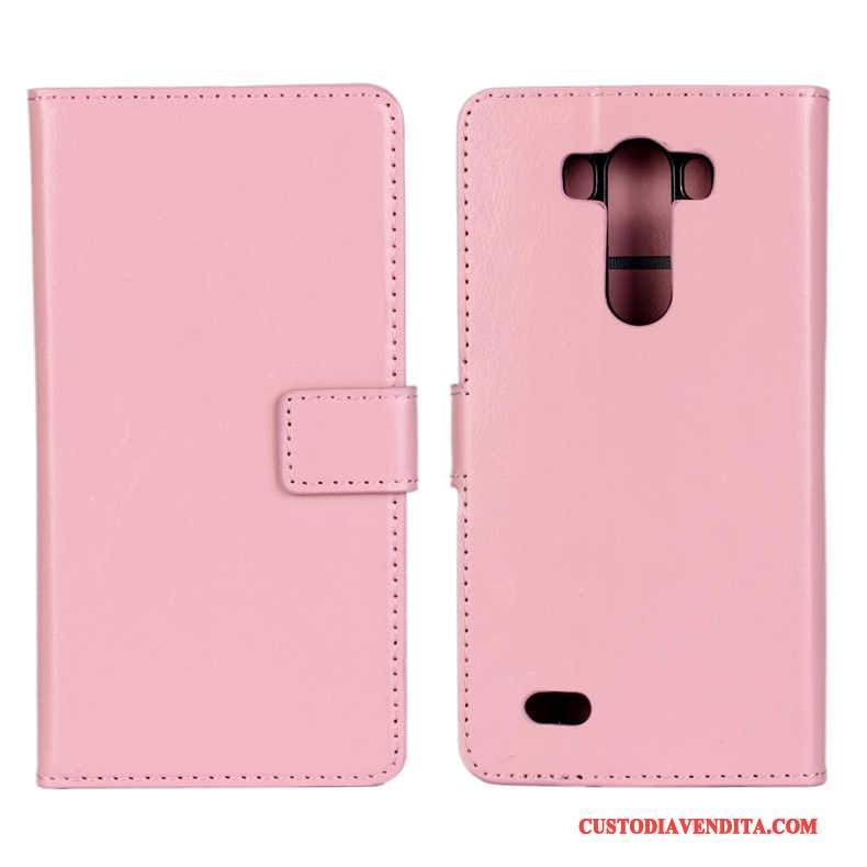 Custodia Lg G3 Pelle Cartatelefono, Cover Lg G3 Folio Colore Profondo Porpora