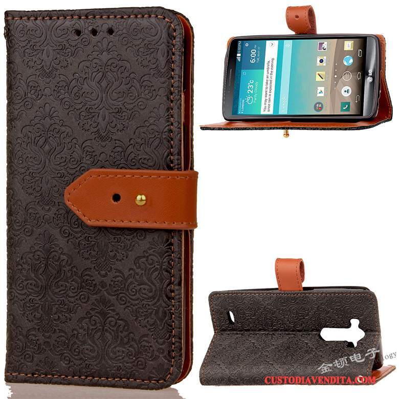 Custodia Lg G3 Pelle Rosatelefono, Cover Lg G3 Silicone