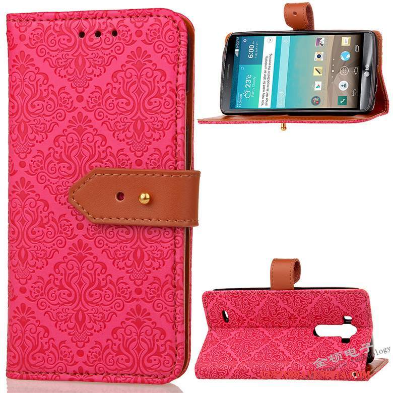 Custodia Lg G3 Pelle Rosatelefono, Cover Lg G3 Silicone