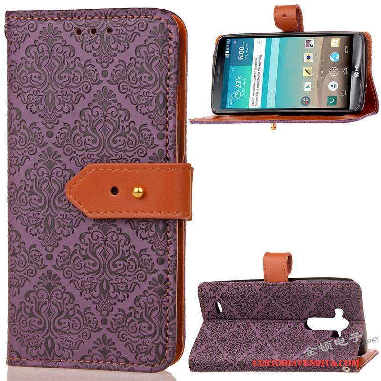 Custodia Lg G3 Pelle Rosatelefono, Cover Lg G3 Silicone