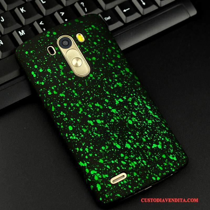 Custodia Lg G3 Protezione Macchiati Verde, Cover Lg G3 Stellato Sottile