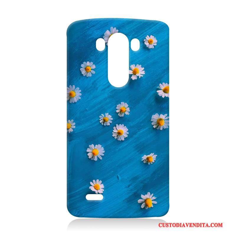 Custodia Lg G3 Silicone Difficile Blu, Cover Lg G3 Protezione Anti-caduta Morbido