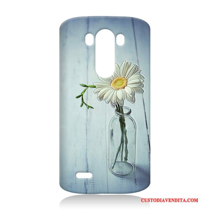 Custodia Lg G3 Silicone Difficile Morbido, Cover Lg G3 Protezione Telefono Blu