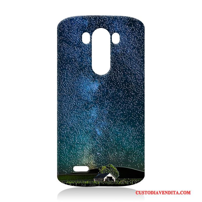 Custodia Lg G3 Silicone Difficile Morbido, Cover Lg G3 Protezione Telefono Blu