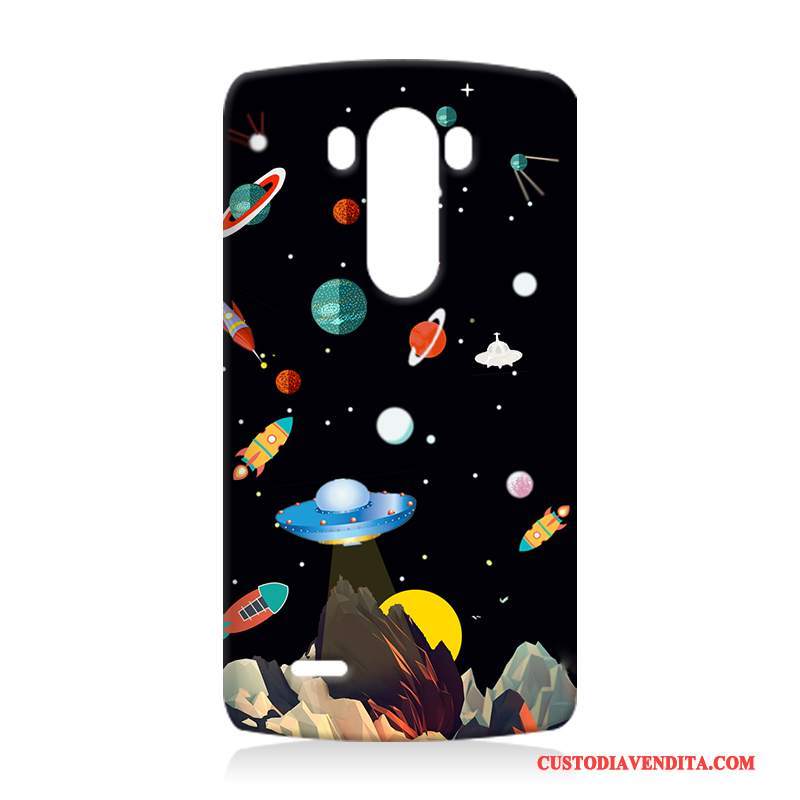 Custodia Lg G3 Silicone Difficiletelefono, Cover Lg G3 Protezione Anti-caduta Nero