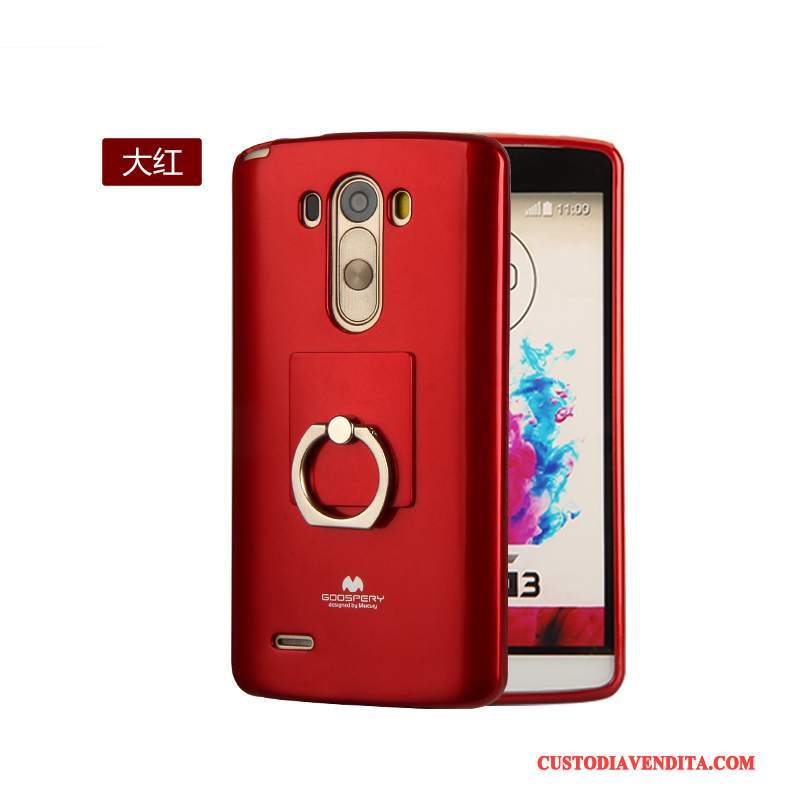 Custodia Lg G3 Silicone Morbido Rosso, Cover Lg G3 Protezione Sottiletelefono