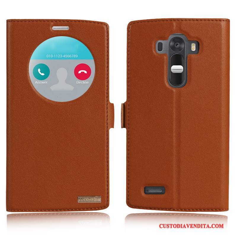 Custodia Lg G4 Pelle Biancotelefono, Cover Lg G4 Protezione