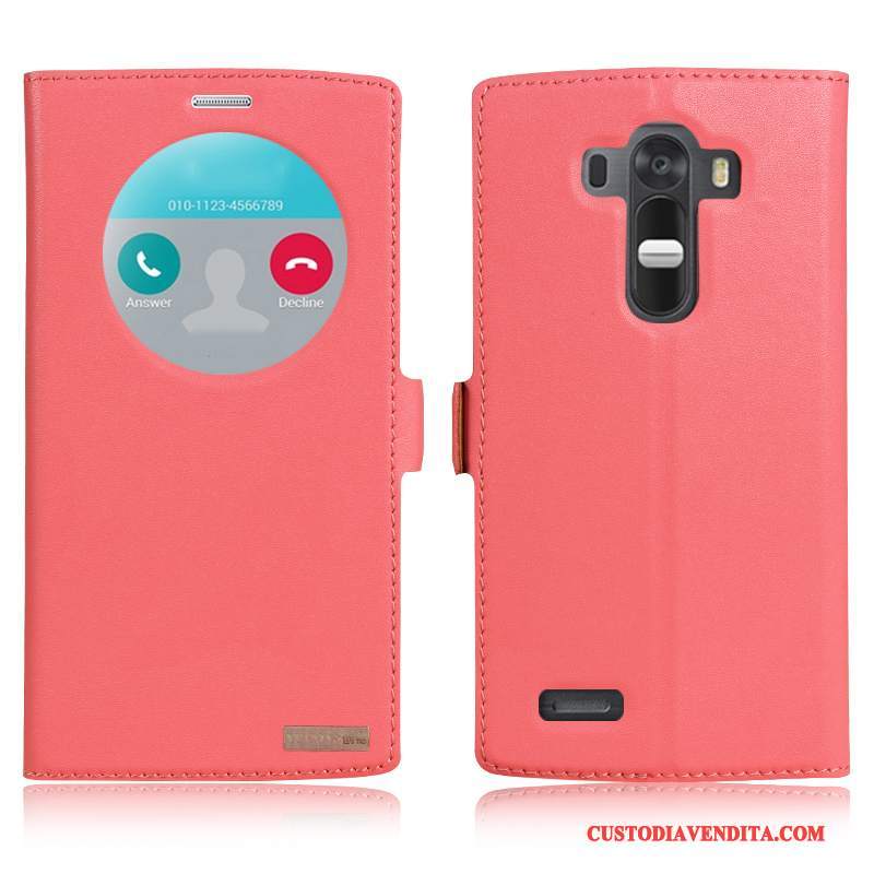 Custodia Lg G4 Pelle Biancotelefono, Cover Lg G4 Protezione