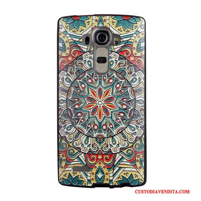 Custodia Lg G4 Silicone Tempra Pellicola Protettiva, Cover Lg G4 Goffratura Morbido Tendenza