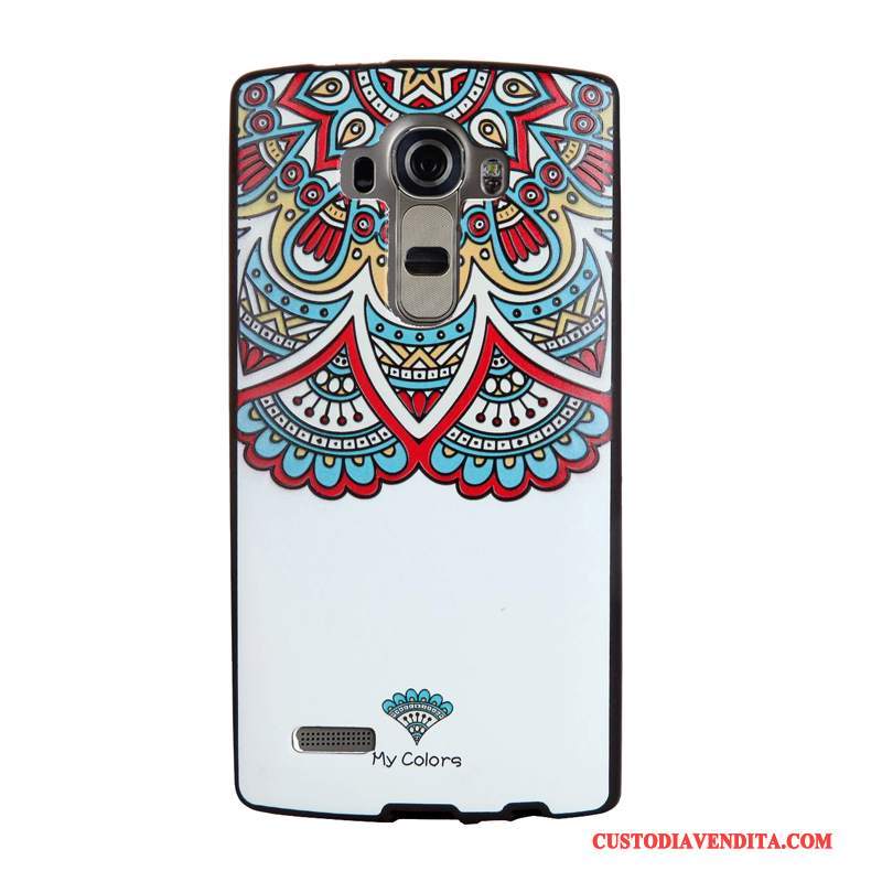 Custodia Lg G4 Silicone Tempra Pellicola Protettiva, Cover Lg G4 Goffratura Morbido Tendenza