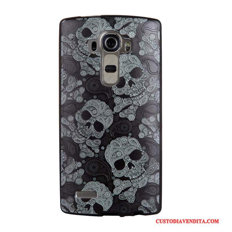 Custodia Lg G4 Silicone Tempra Pellicola Protettiva, Cover Lg G4 Goffratura Morbido Tendenza