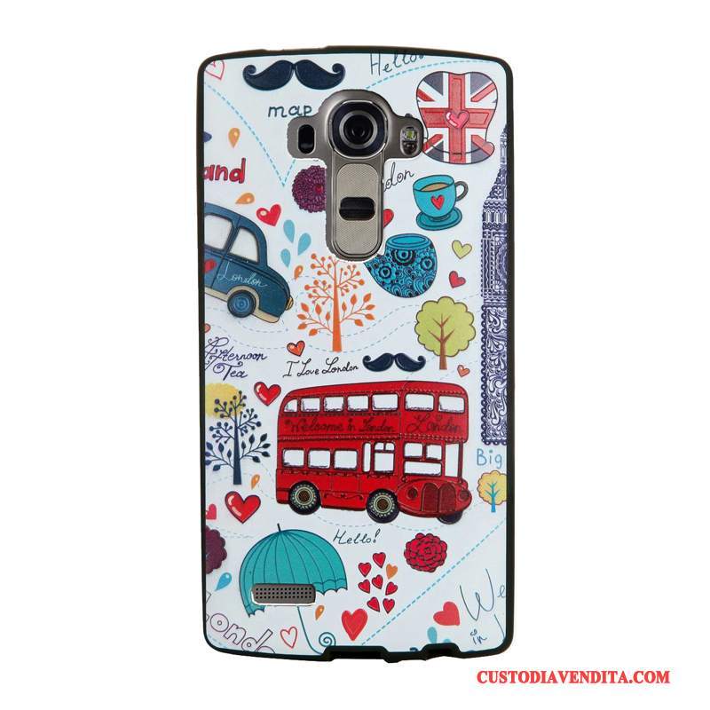 Custodia Lg G4 Silicone Tempra Pellicola Protettiva, Cover Lg G4 Goffratura Morbido Tendenza