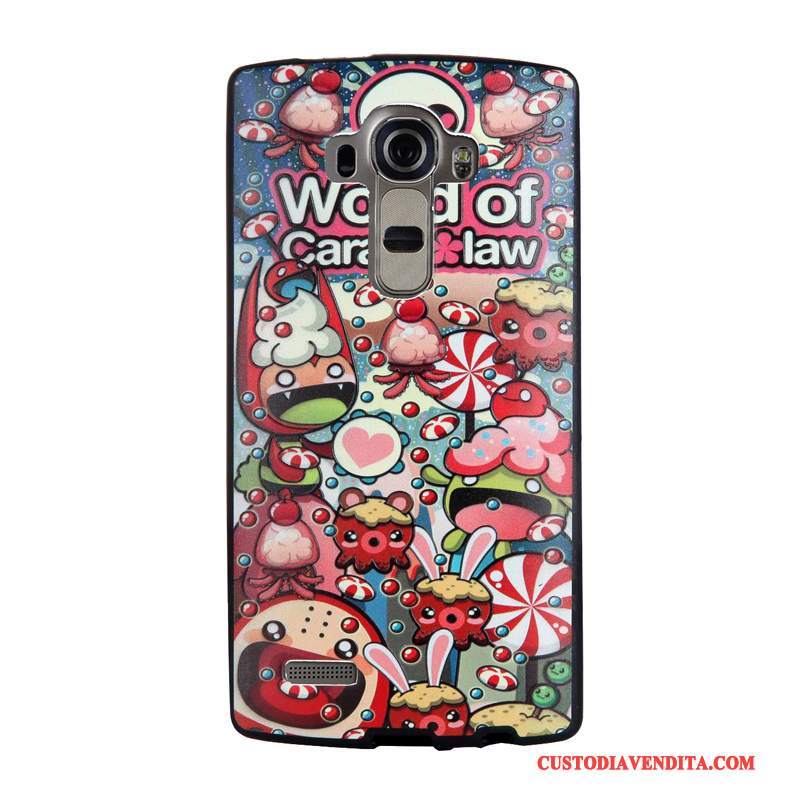 Custodia Lg G4 Silicone Tempra Pellicola Protettiva, Cover Lg G4 Goffratura Morbido Tendenza