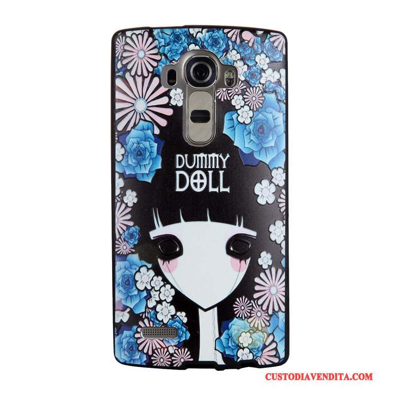 Custodia Lg G4 Silicone Tempra Pellicola Protettiva, Cover Lg G4 Goffratura Morbido Tendenza