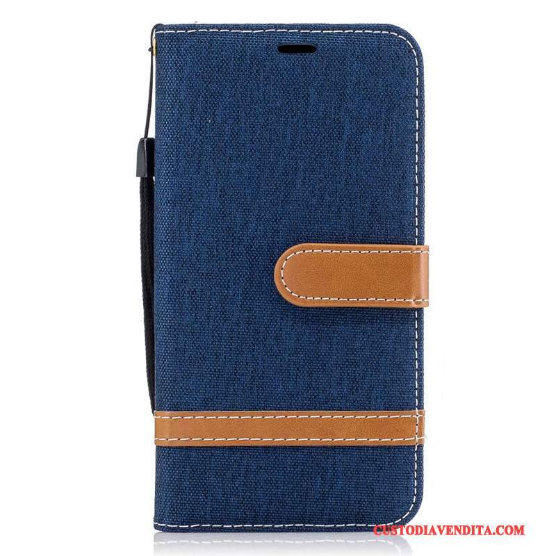 Custodia Lg G6 Protezione Grigio Denim, Cover Lg G6 Pelle