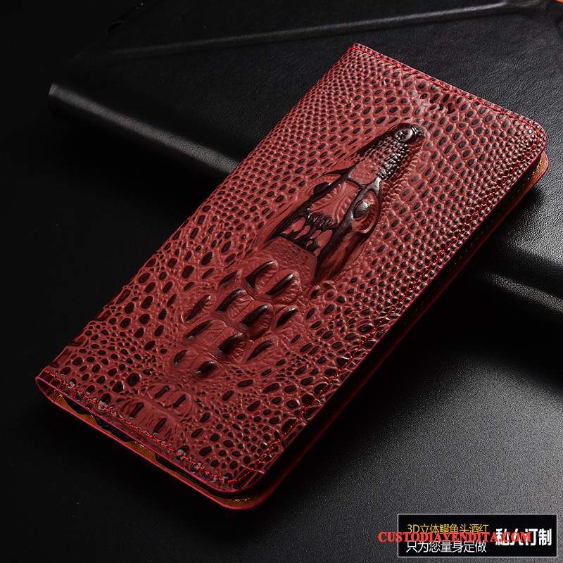 Custodia Lg G6 Protezione Rosso Pavone, Cover Lg G6 Pelle Personalizza Blu