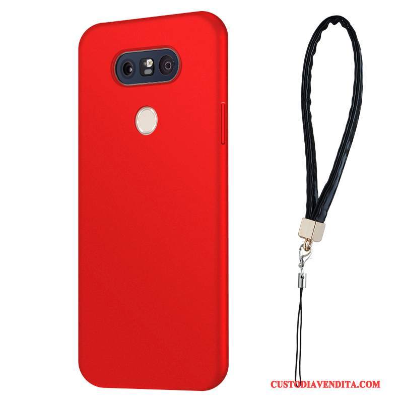 Custodia Lg G6 Silicone Rosso Nuovo, Cover Lg G6 Protezione Semplici Anti-caduta